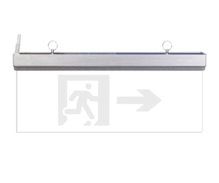 壁掛式右向疏散出口應急標志燈具